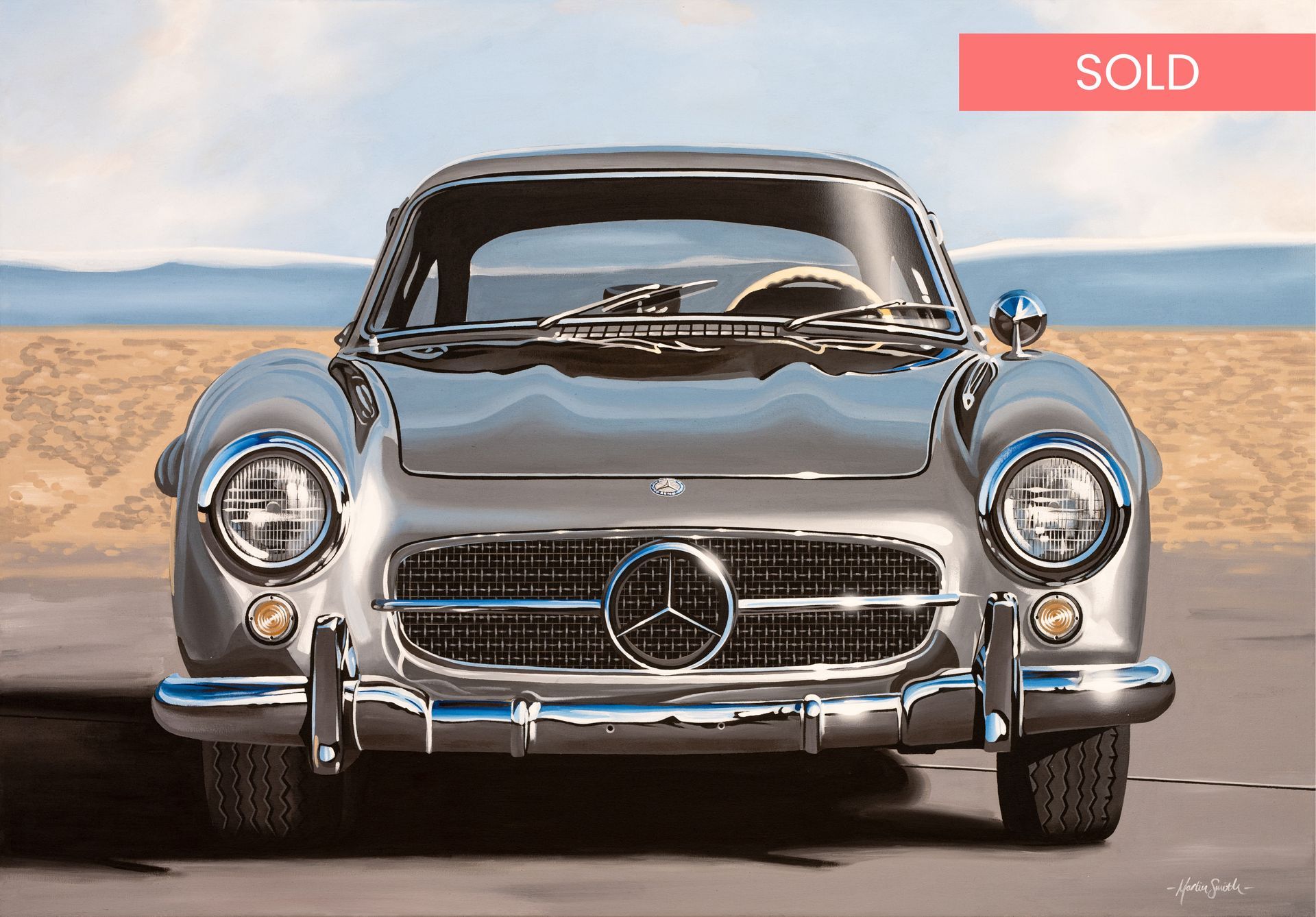 Mercedes SL300 Painting