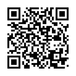 QR code, black and white squares, scannable for digital information.