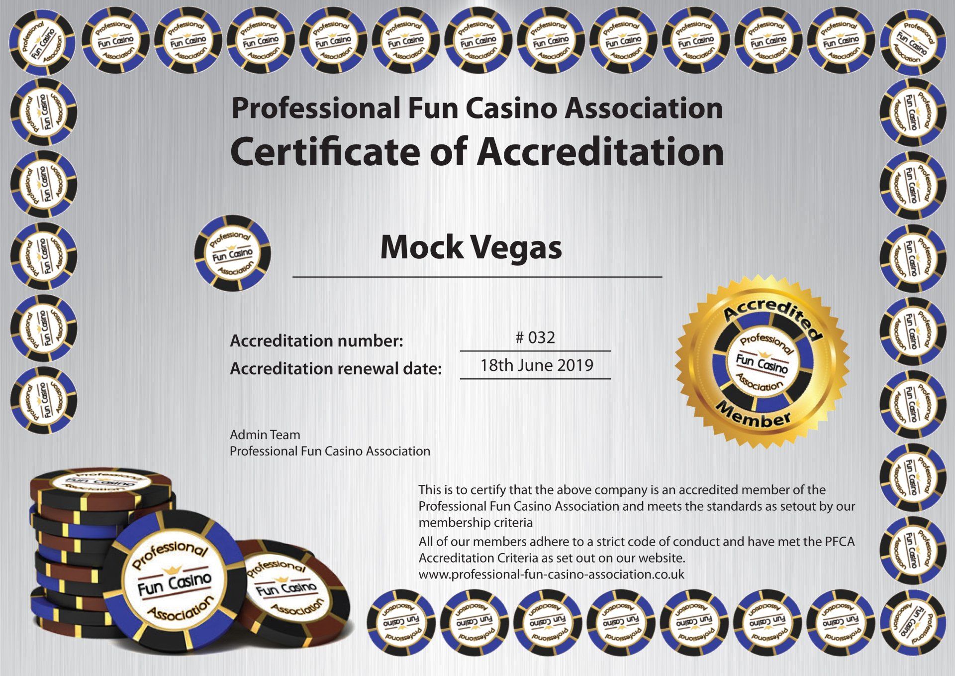 Professional Fun Casino Association