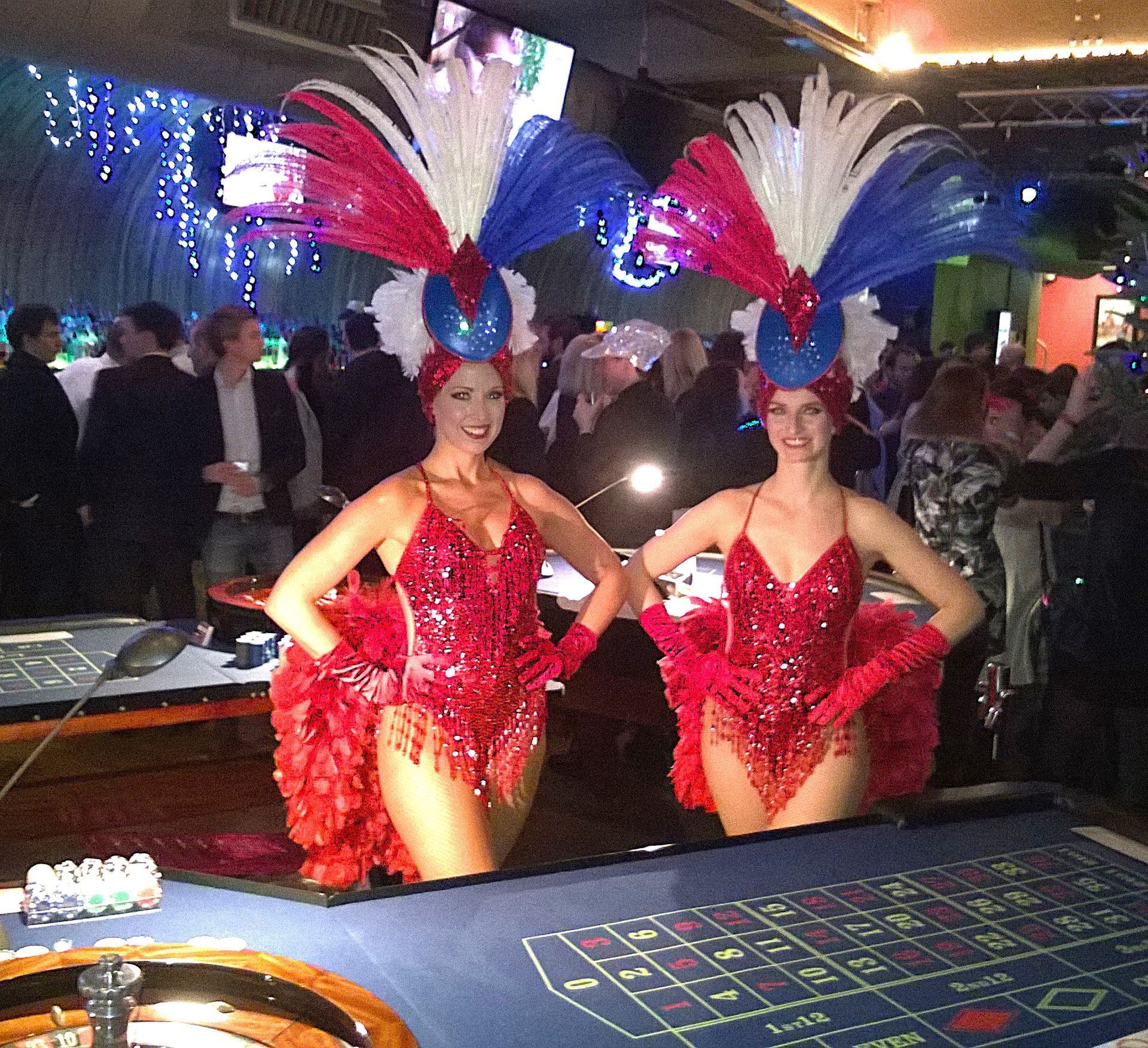 Vegas theme show girls City of London venue