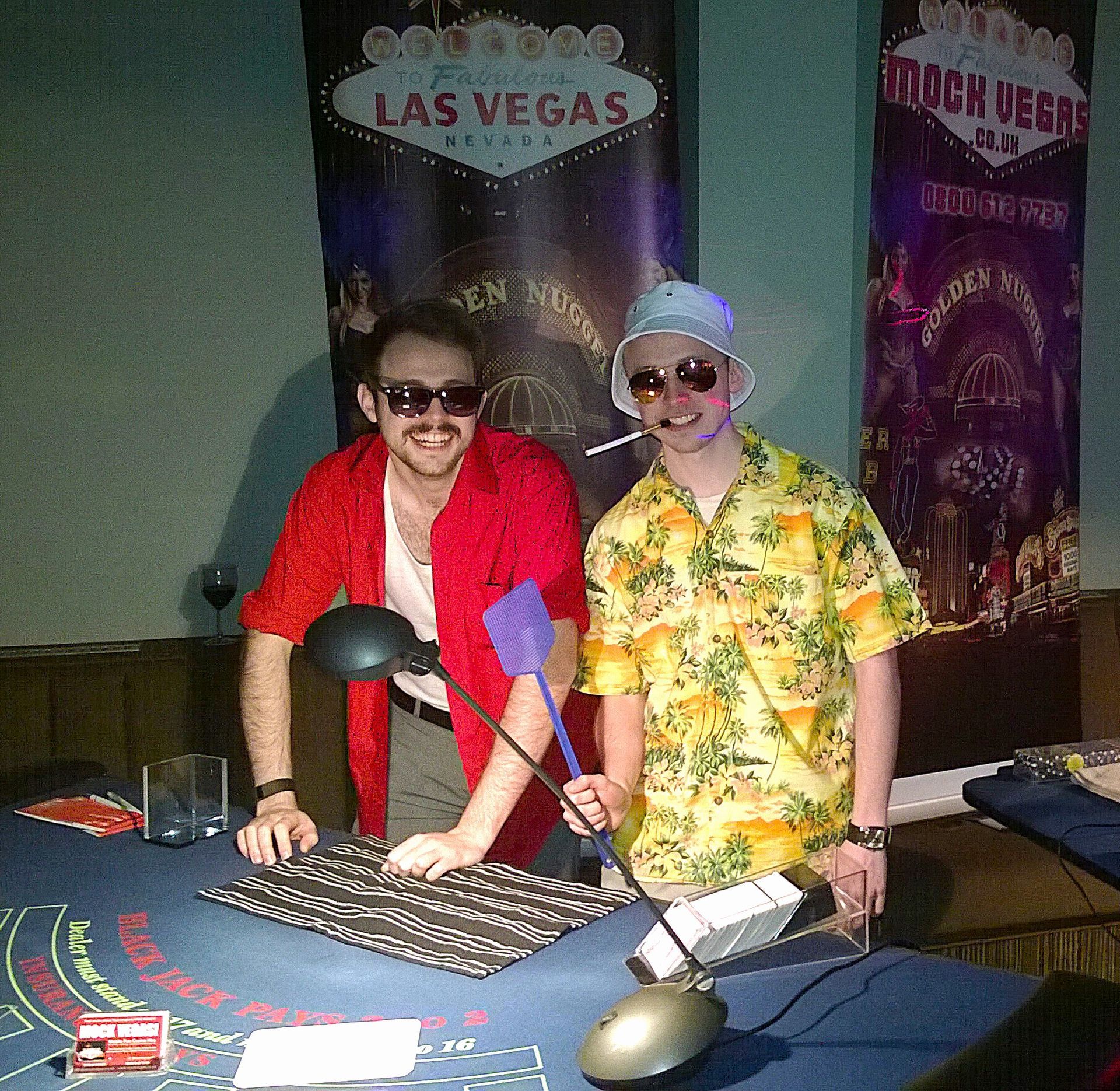 Fear and Loathing at your Vegas theme party Hampshire.