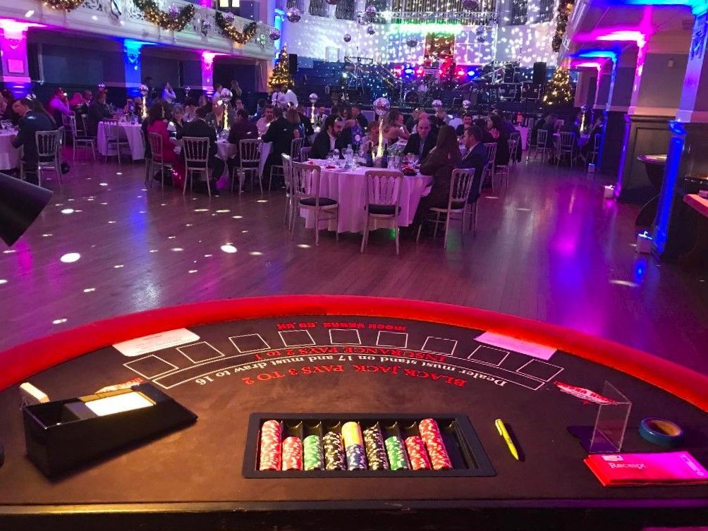 Choose the right fun casino hire company. Oxford venue.