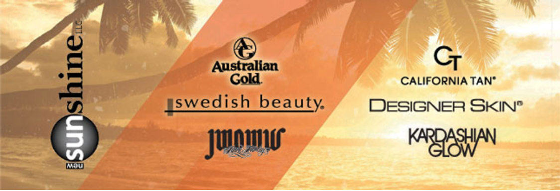 Logos including sunshine australian gold swedish beauty designer skin and kardashian glow available at Fit n Tan St. Louis