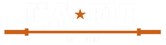 Orange horizontal line with two markers and a star centered above it on a white background