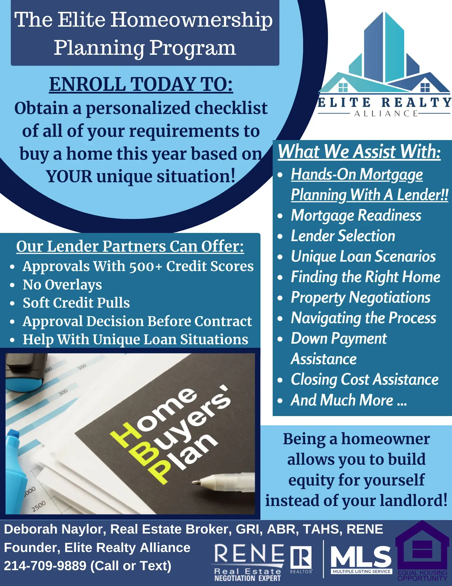 The Elite Homeownership Planning Program