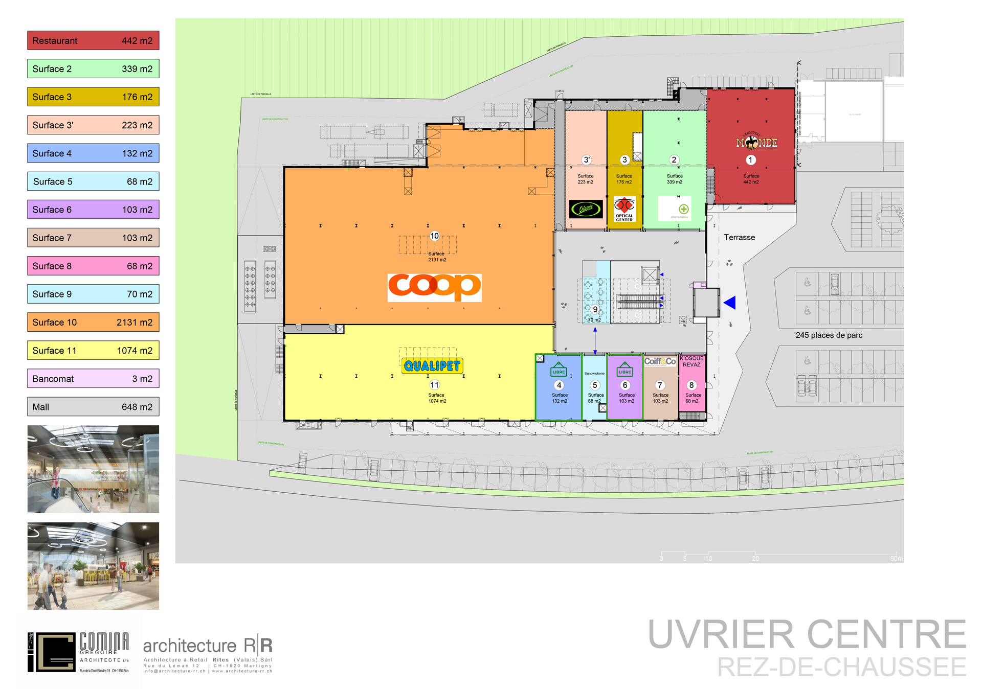 plan uvrier centre location de surface en valais