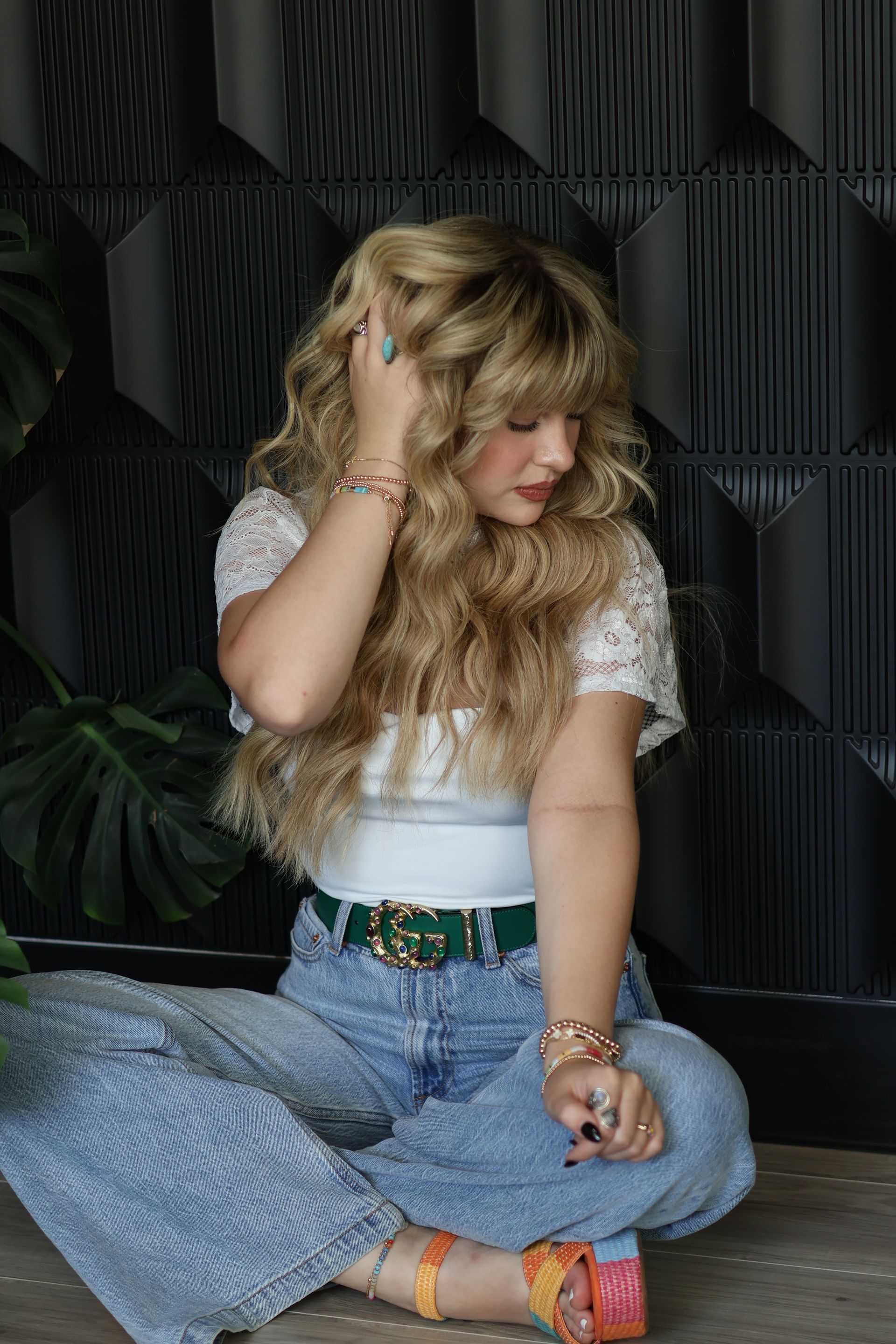 Dimensional blonde fall hair color at Glam.Is.On Salon