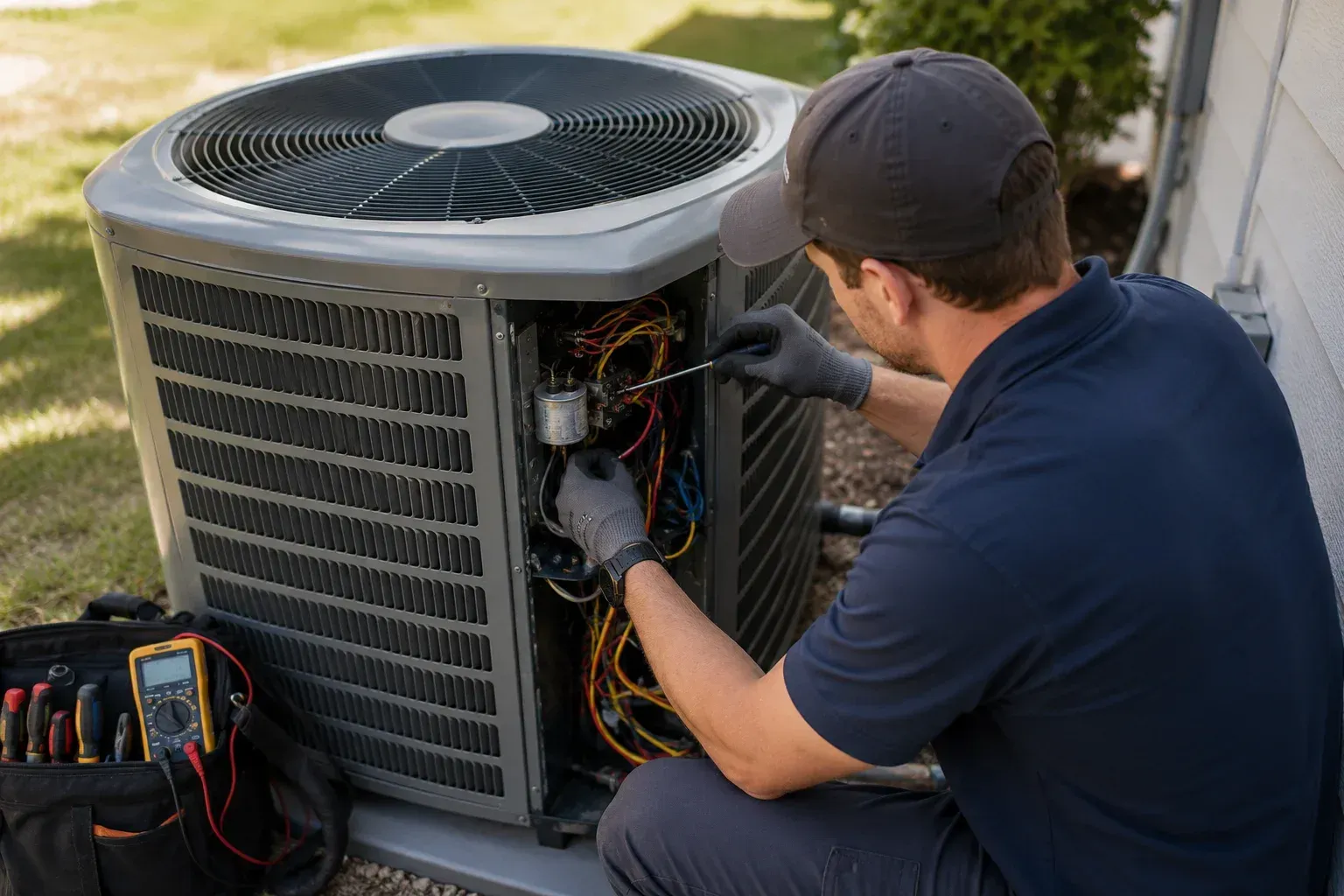 HVAC maintenance for efficient summer cooling performance.