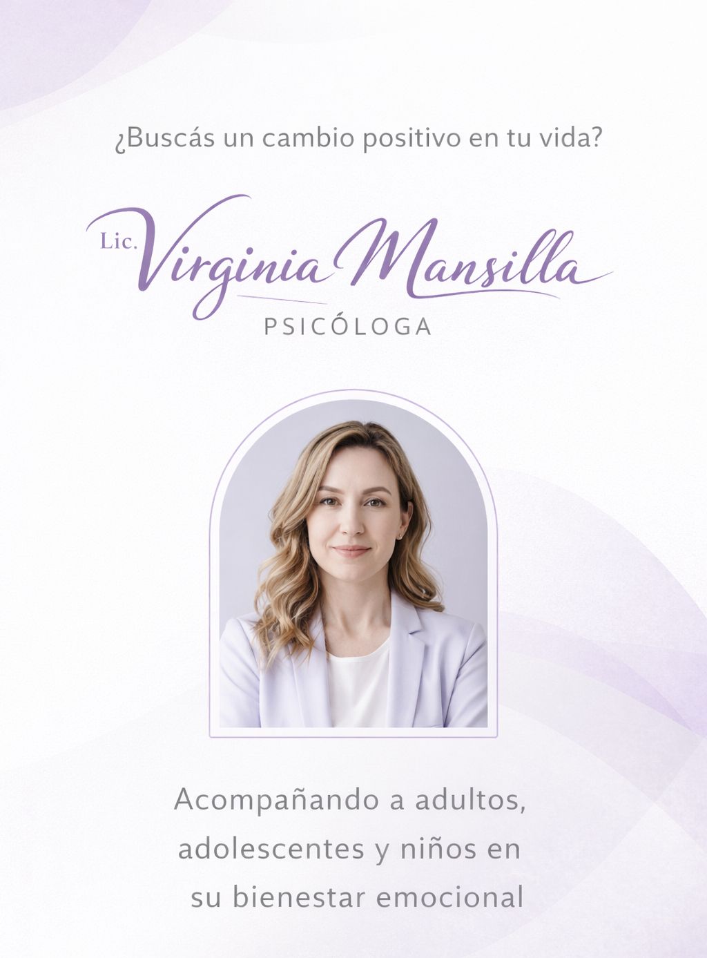 logotipo de licenciada Virginia Mansilla