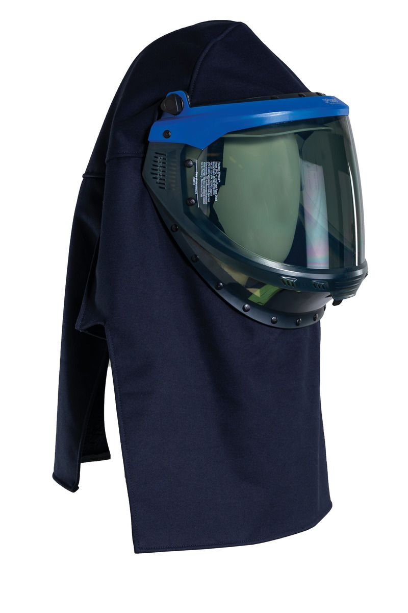 Set- Elektrische vlamboog Hoofdbescherming + gelaatsscherm + helm (Arc Flash Hood) - SA0001