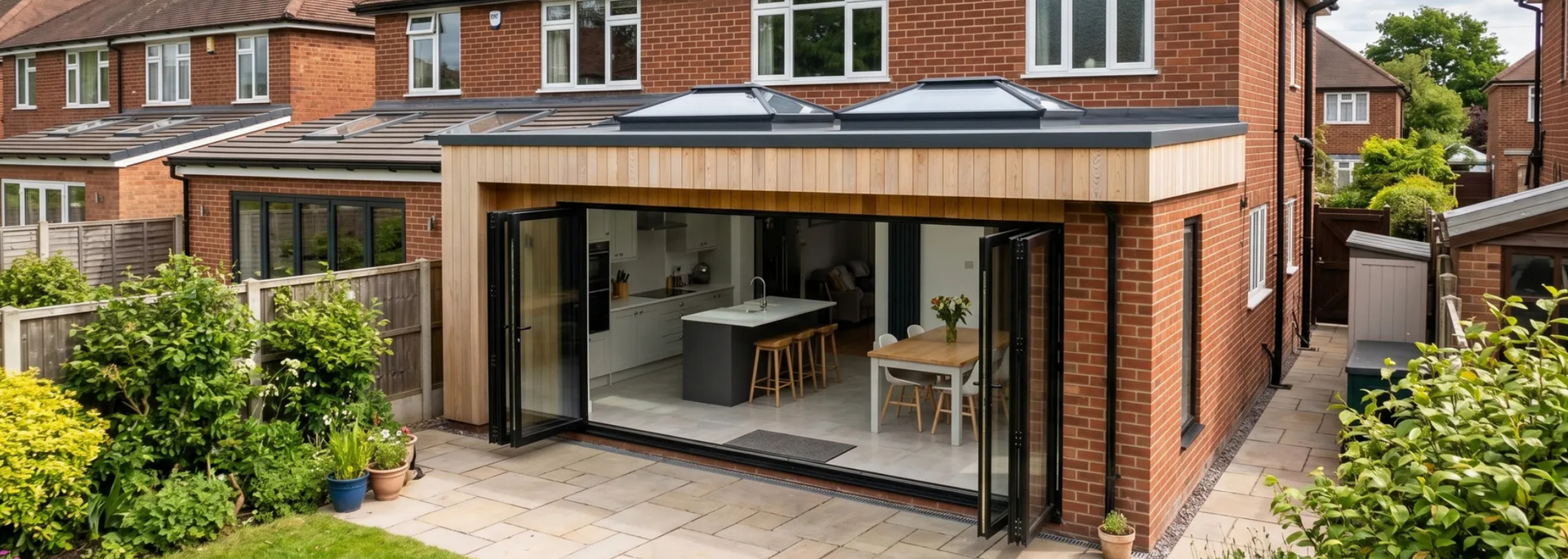 Picture of Bifold doors. Picture of Bifold doors.