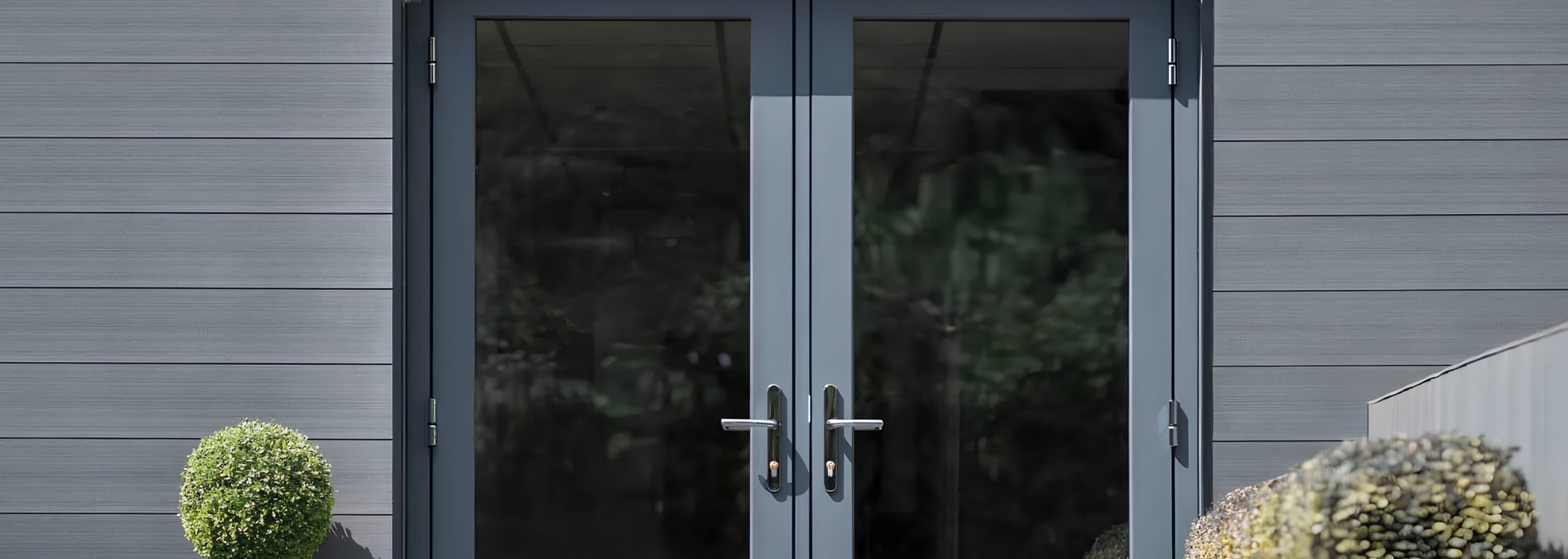 Picture of a french door. Picture of a french door.