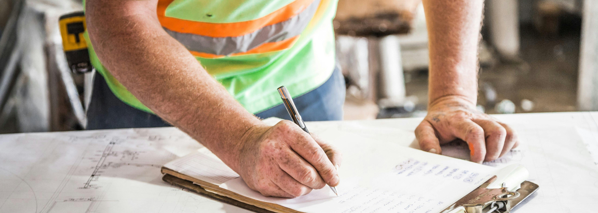 Picture of a someone  planning on paper. 