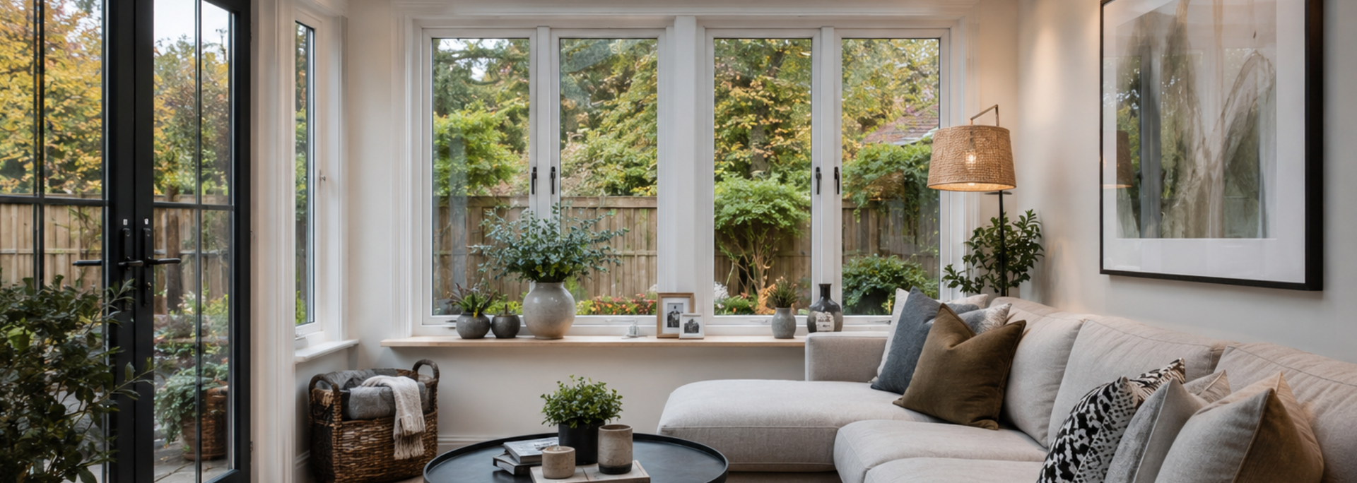 Picture of a nicely furnished conservatory. Picture of a nicely furnished conservatory.
