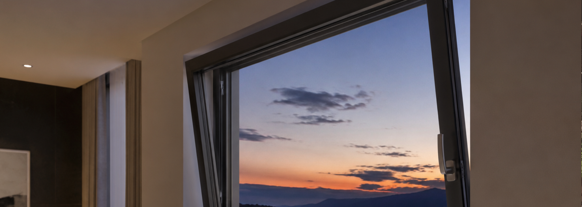 Picture of a Tilt-turn window. Picture of a Tilt-turn window.