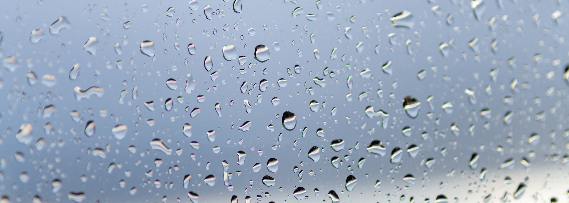 Picture of water on glass. 
