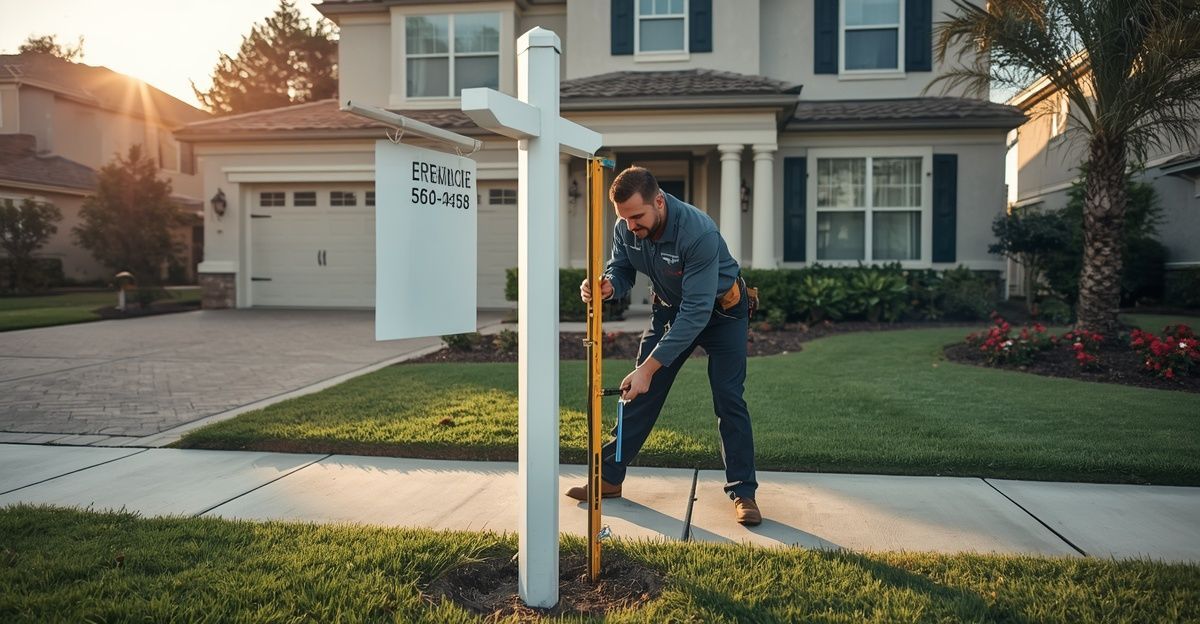 Professional Real Estate Sign Installation