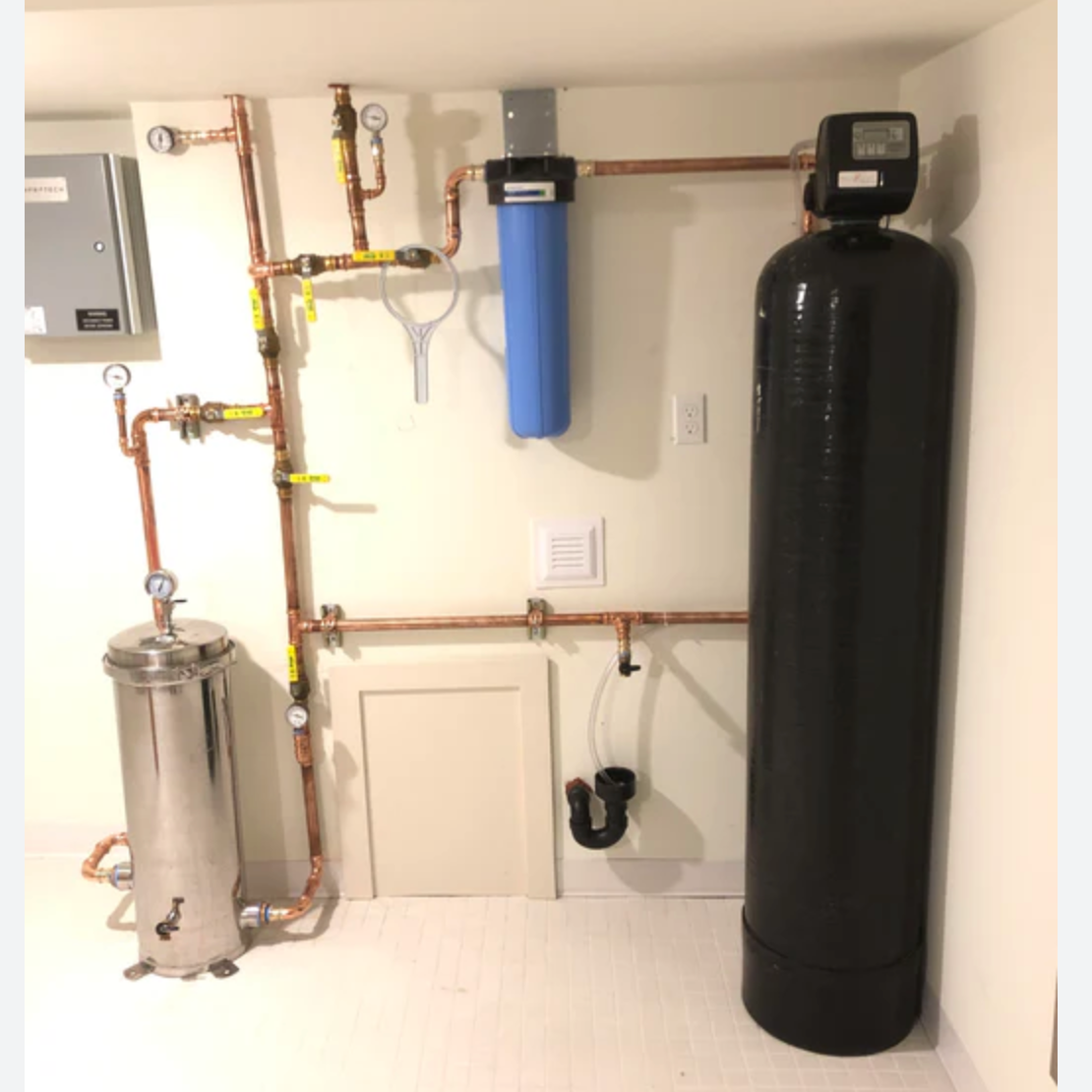 Image of a whole house water filtration system.
