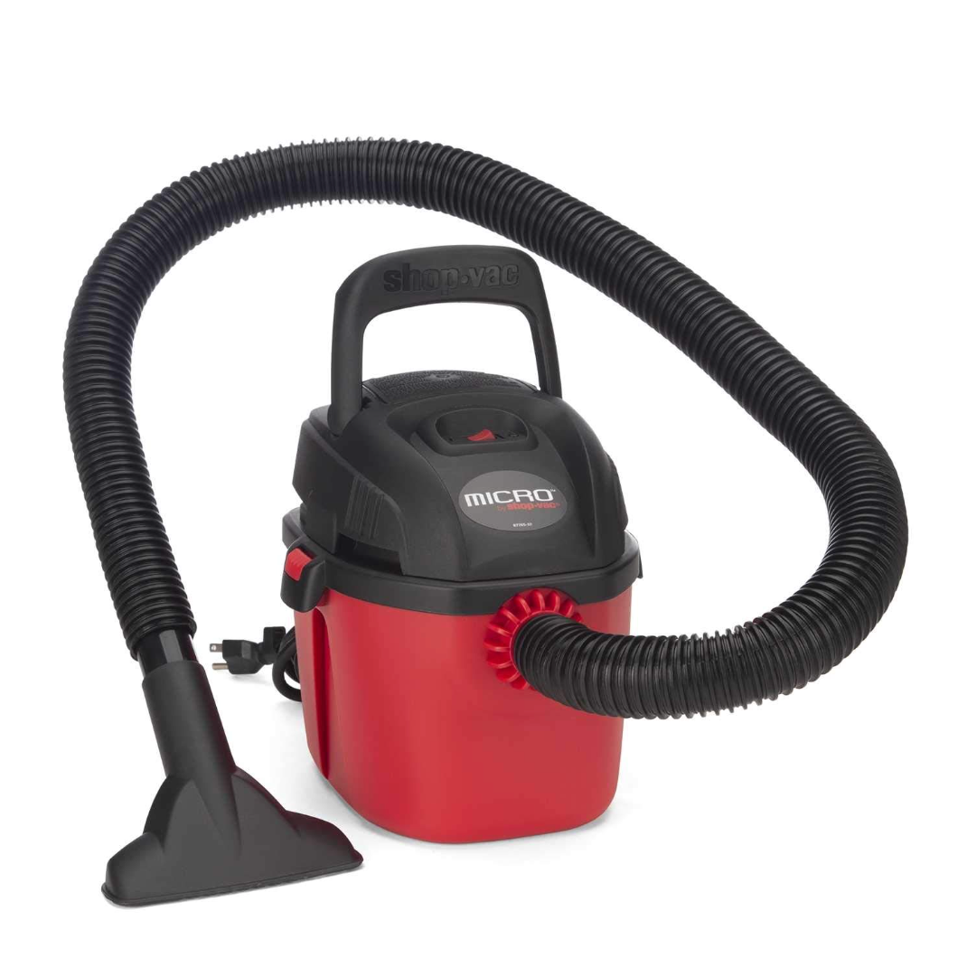 Picture of a shop vac to be used in case of a water leak.
