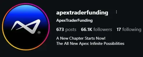 apex trader funding instagram account