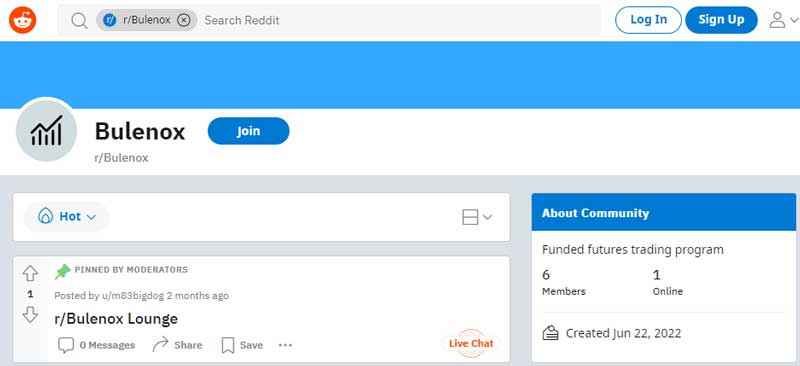 bulenox reddit account