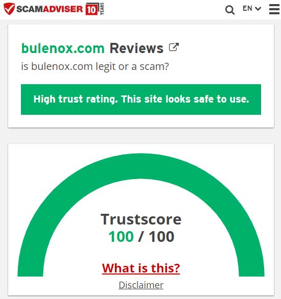 bulenox scam adviser reivews