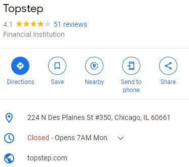 top step trader google reviews
