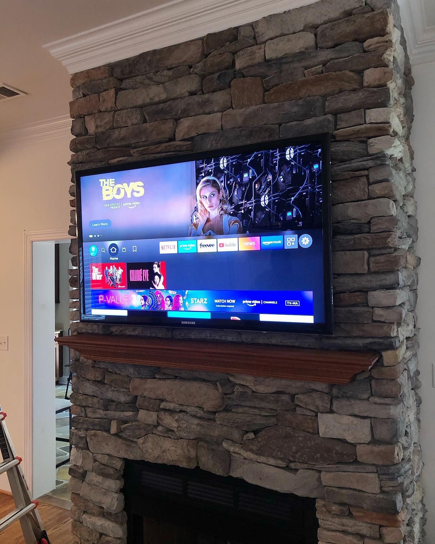 TV mounting  1