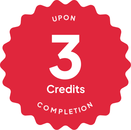 Badge: 4 Credits Upon Completion