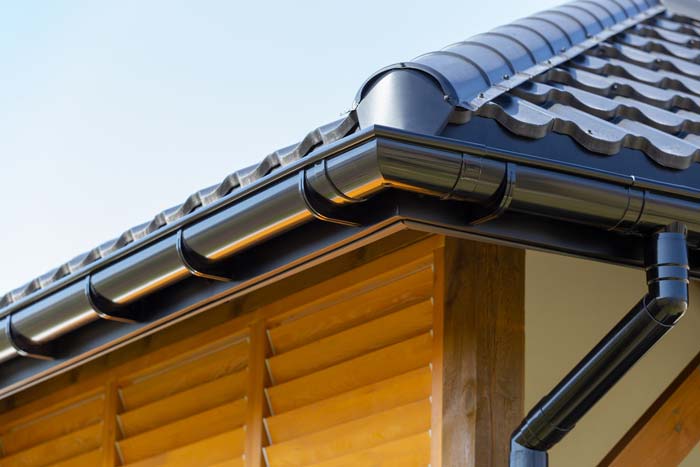 New Steel Gutter — Antioch, CA — DYNAMIC ROOFING INC.