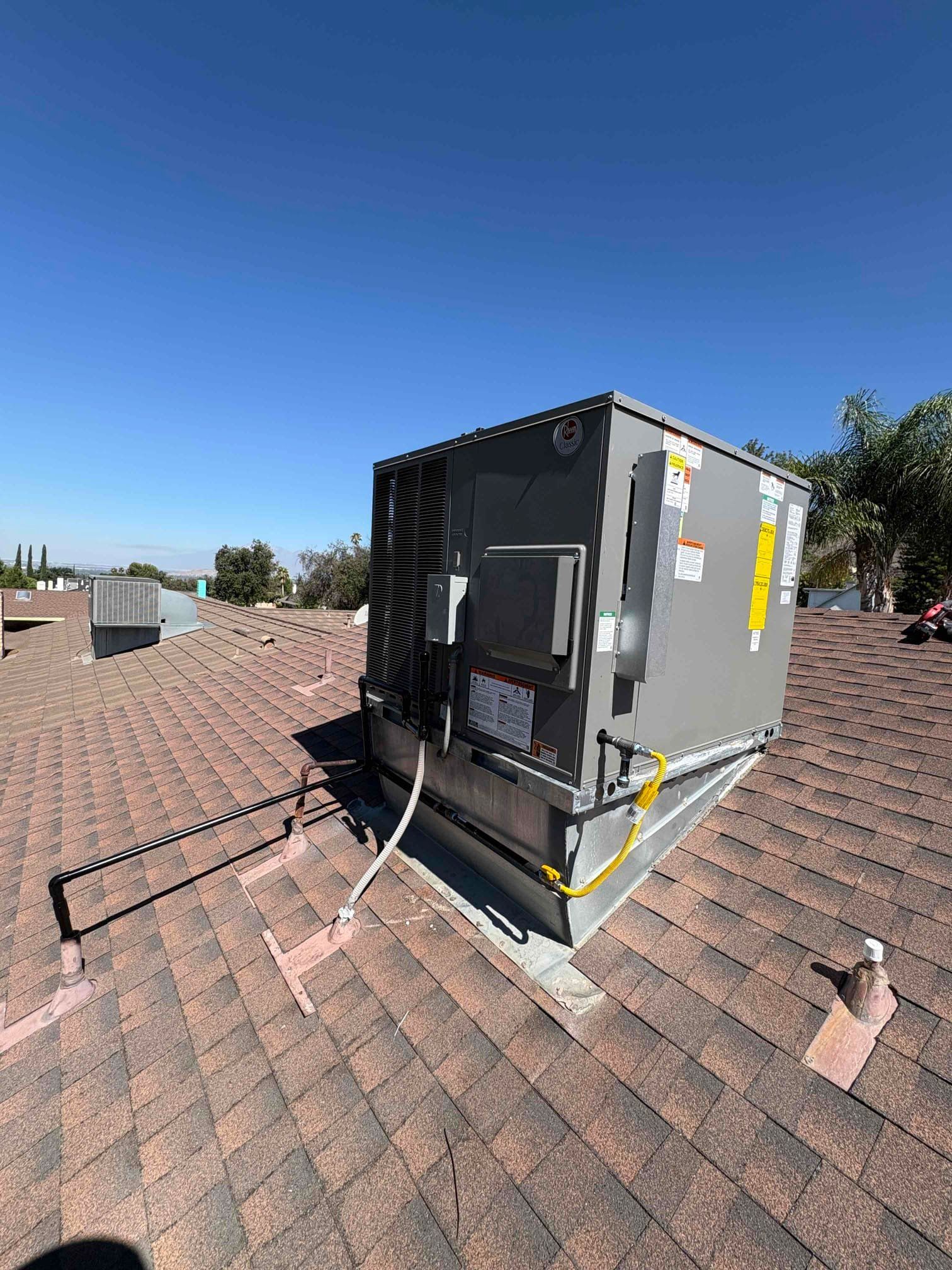 After - AC Unit Replacement Highland CA