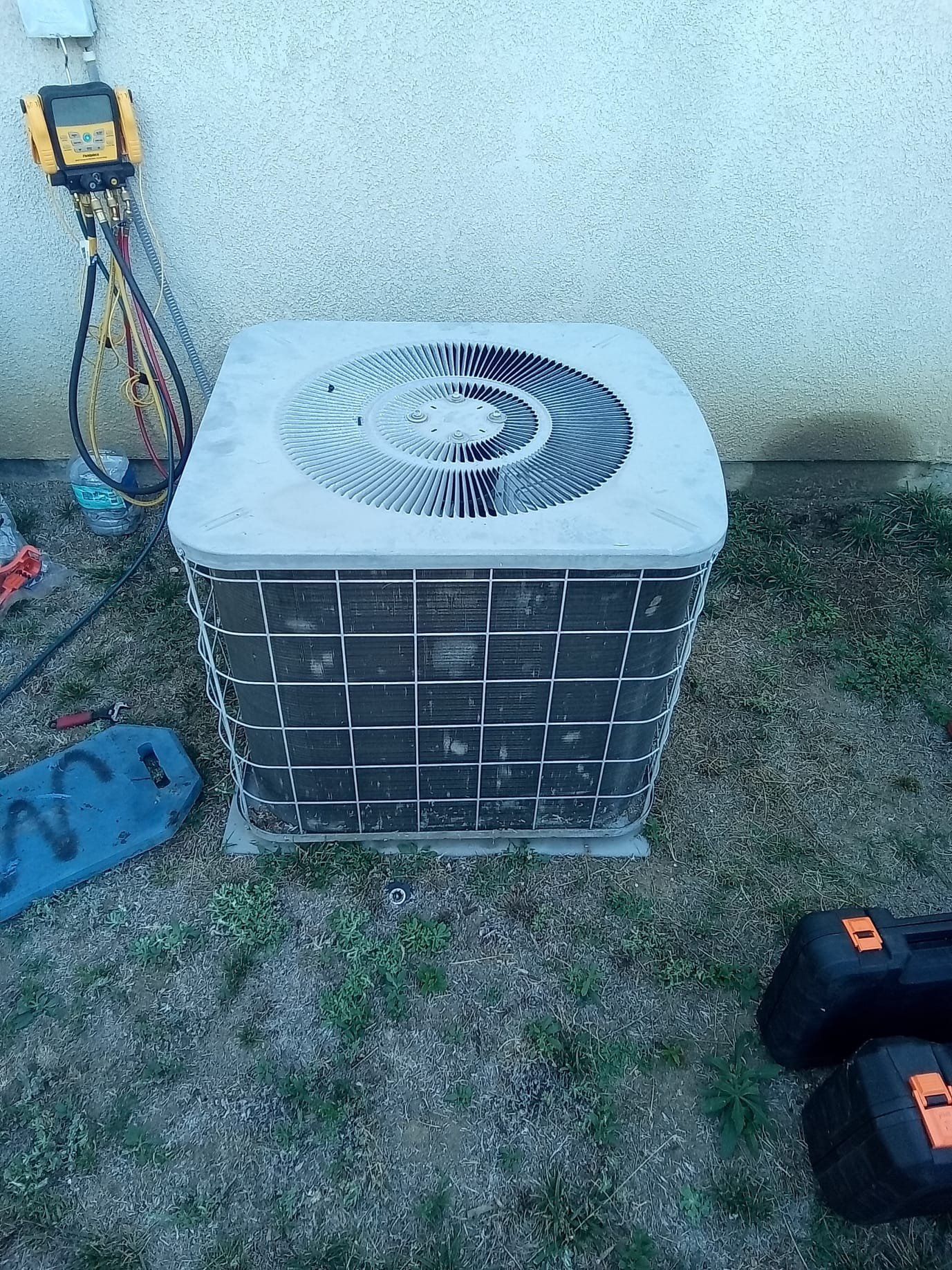 Before - AC Unit Replacement Redlands CA