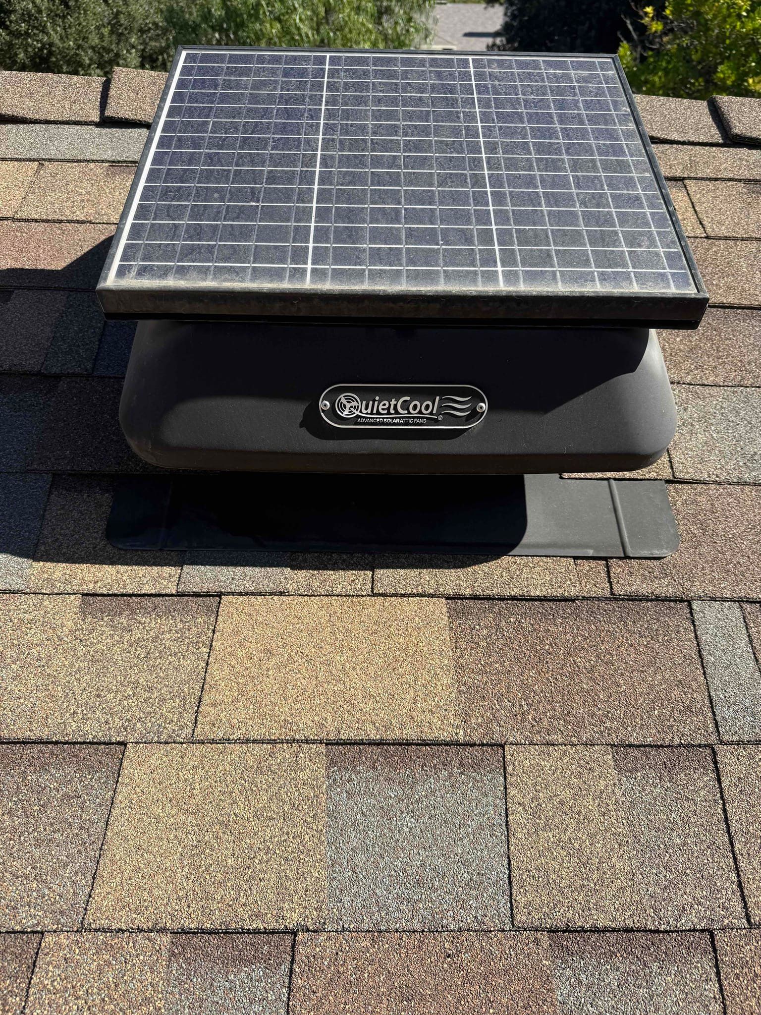 Before - Solar Powered Attic Fan Redlands CA