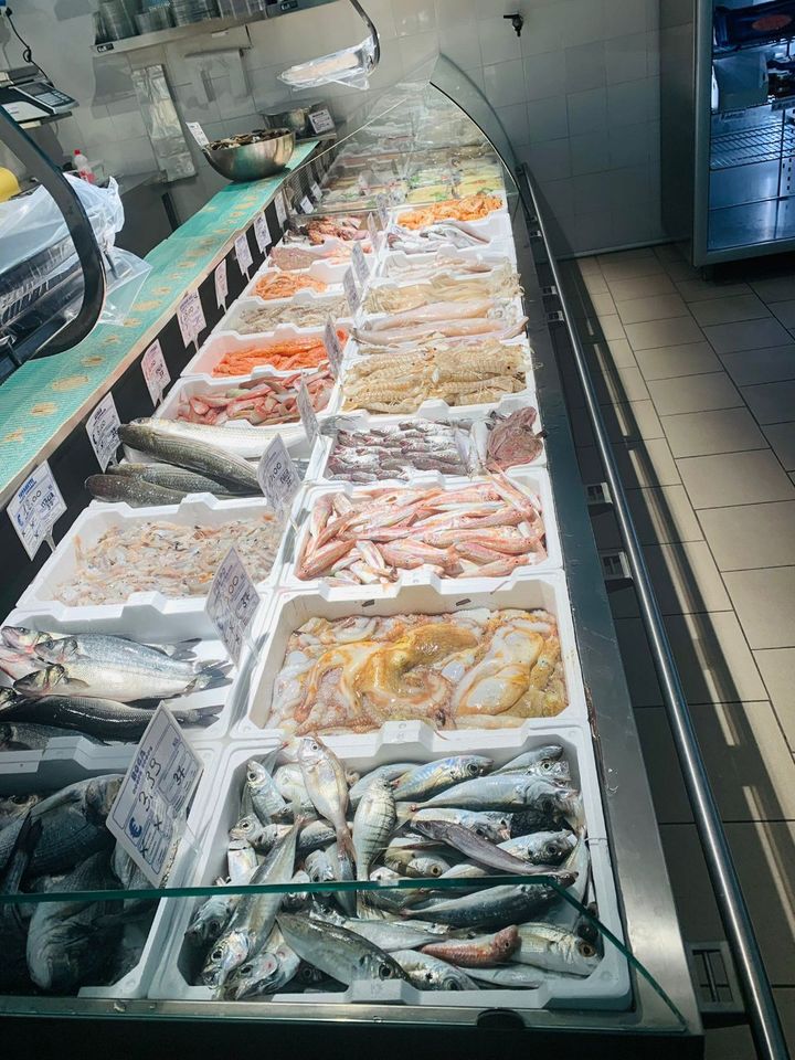 pesce in esposizione