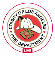 The logo for the county of los angeles fire department