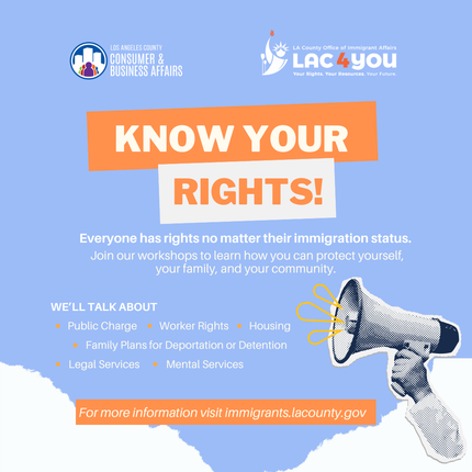 Informational flyer titled 