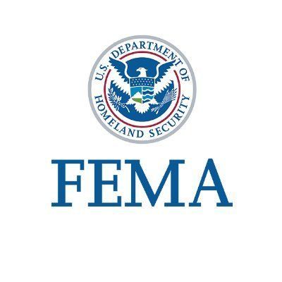 The logo for the u.s. department of homeland security fema