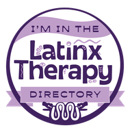 Purple circular badge: