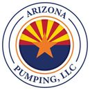 The logo for Arizona Pumping is a circle with a star in the middle.