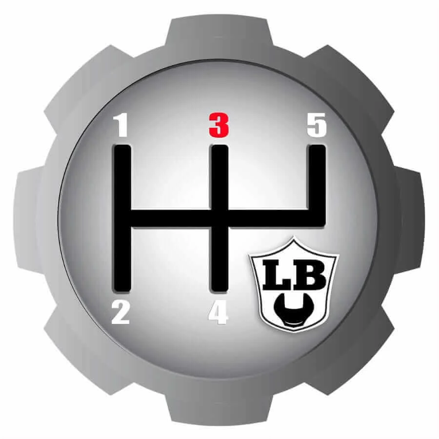A gear with the letters lb on it | Lex Brodies