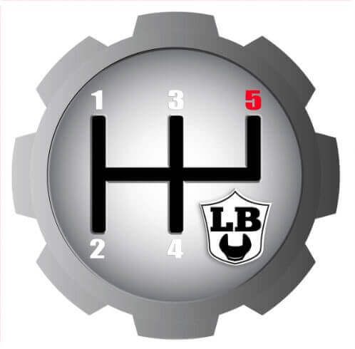 A gear with the letters lb on it | Lex Brodies