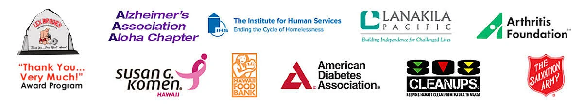 A bunch of logos on a white background including the salvation army | Lex Brodies 