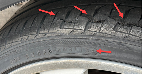 10+ Year Old Tire image - LexBrodies