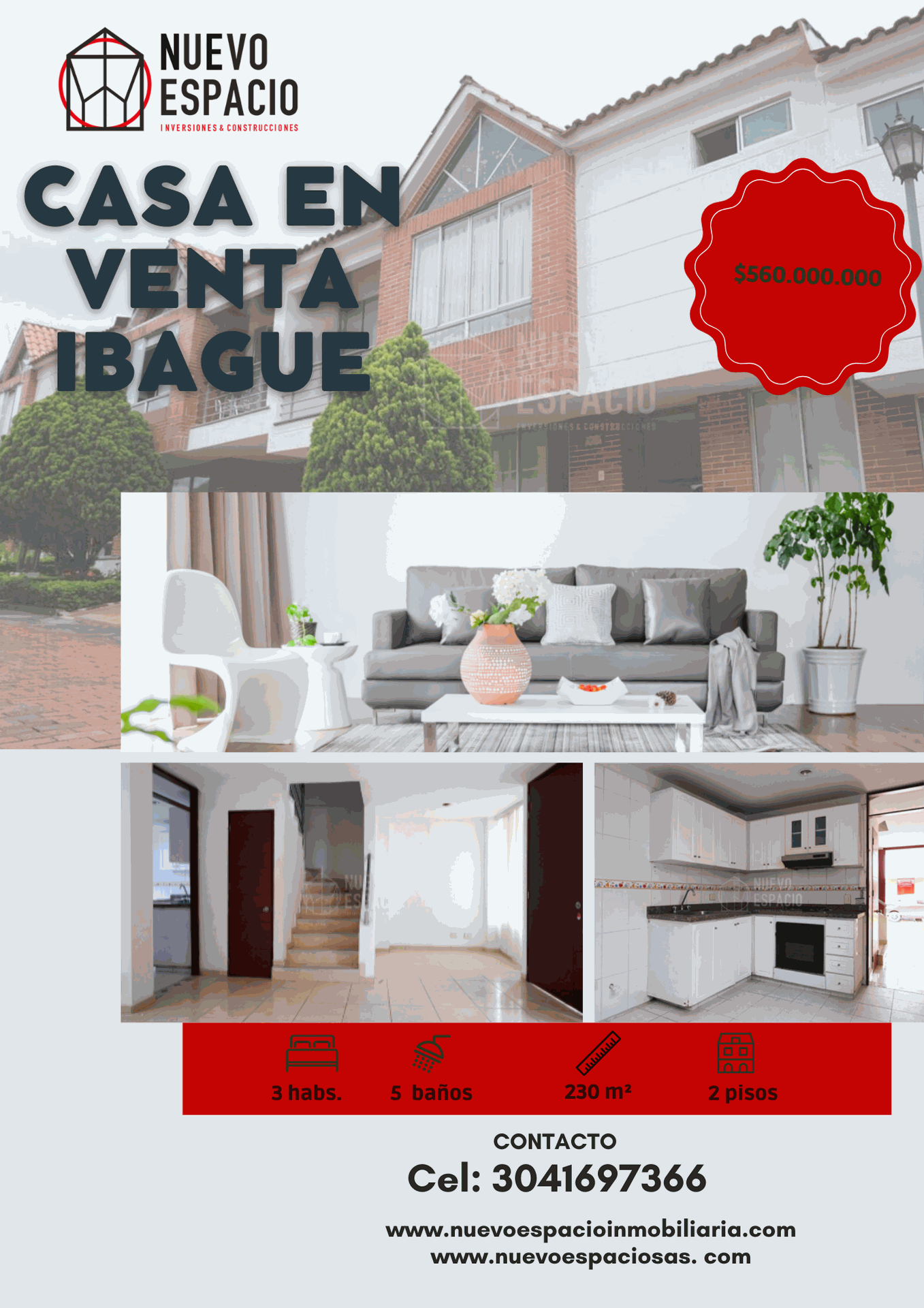 Nuevo Espacio Inmobiliaria - Compra, Vende y Arrendamiento en Ibagué