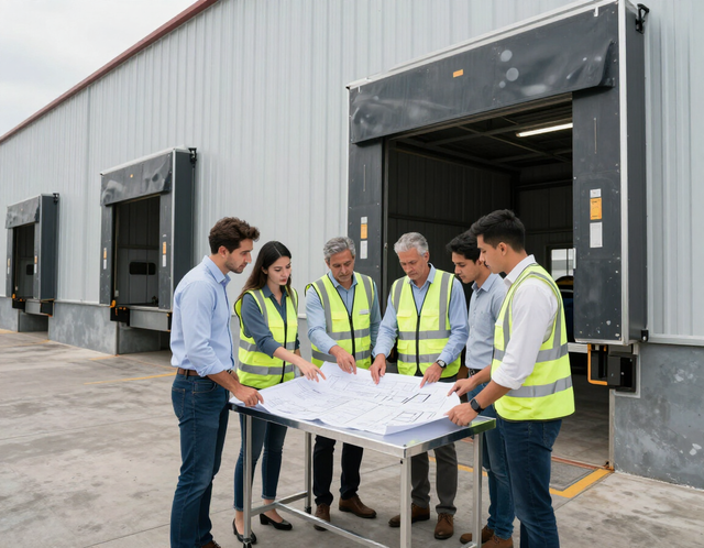 Equipo de HDM evaluando un proyecto industrial