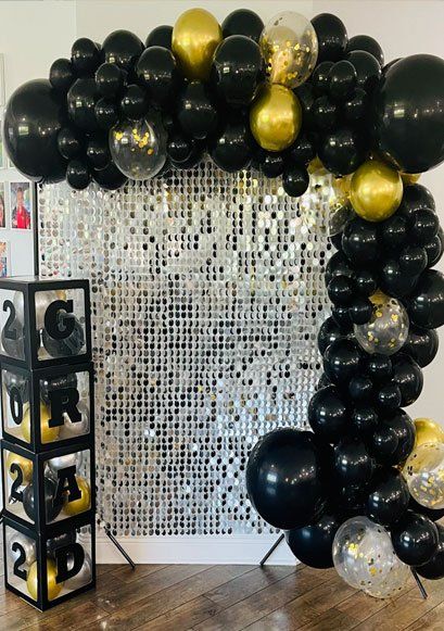 Garland With Backdrop