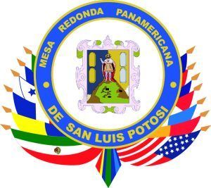 Circular logo: 