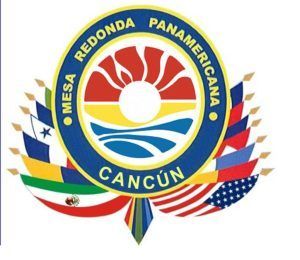 Circular logo: 