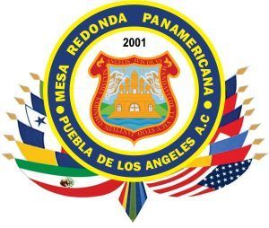 Logo: Round emblem with text 