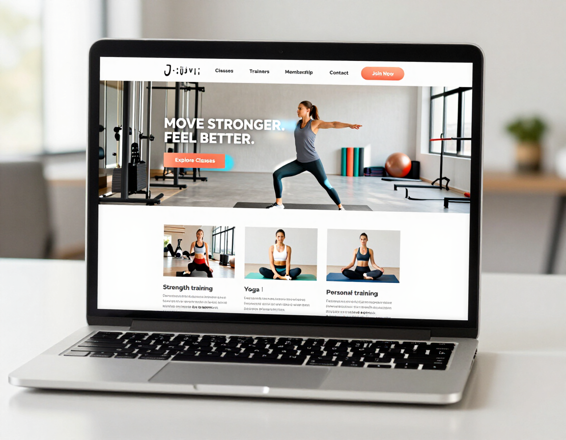 Ironleaf Fitness studio website